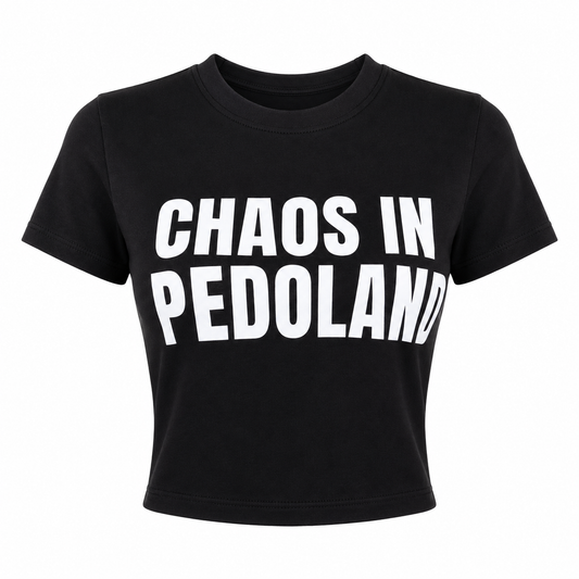 T-Shirt court 'Chaos in pedoland'