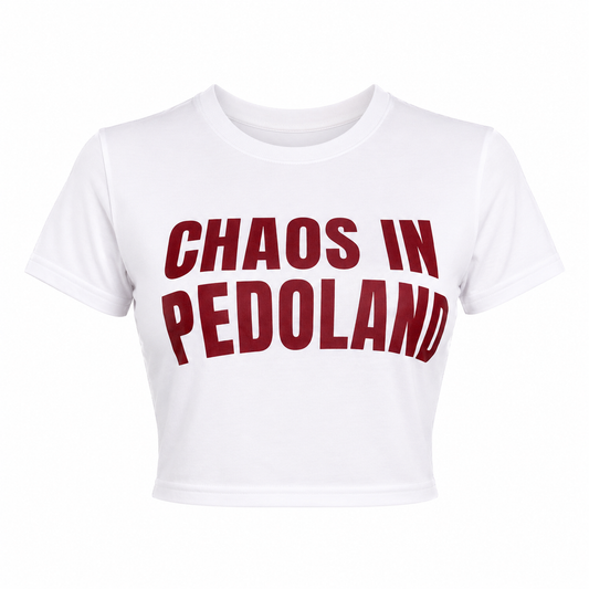 T-Shirt court 'Chaos in pedoland'