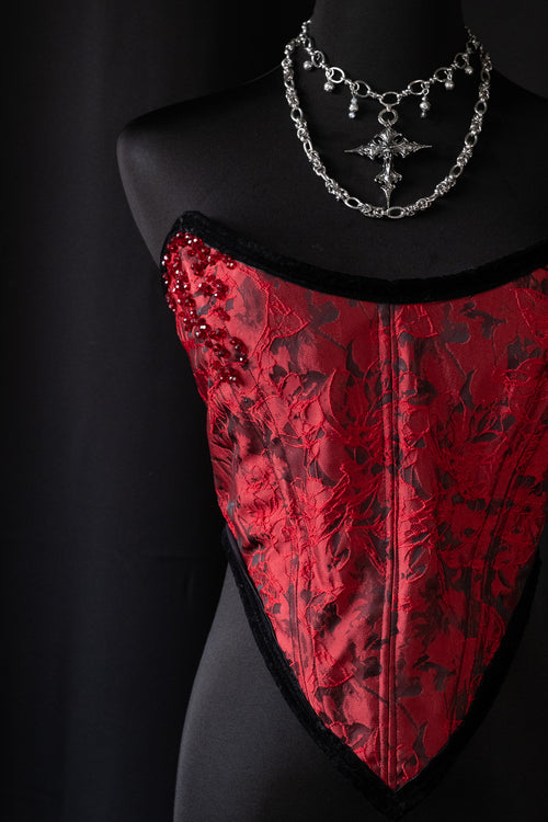 Corset "Red blood" - S / M