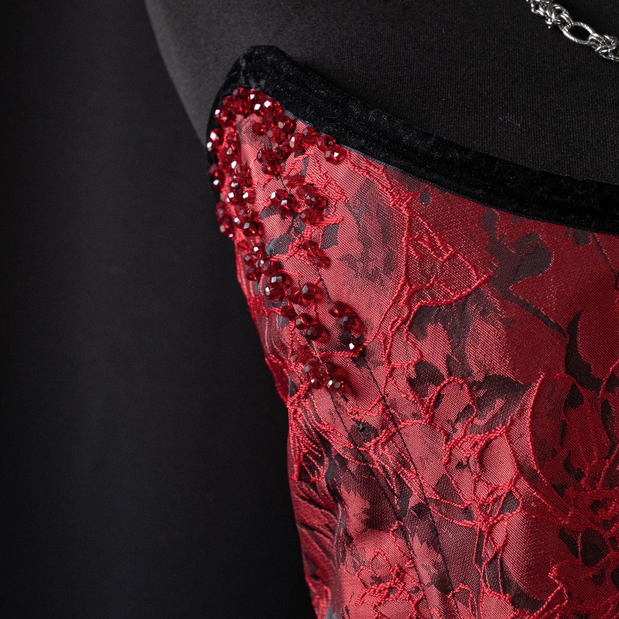 Corset "Red blood" - S / M