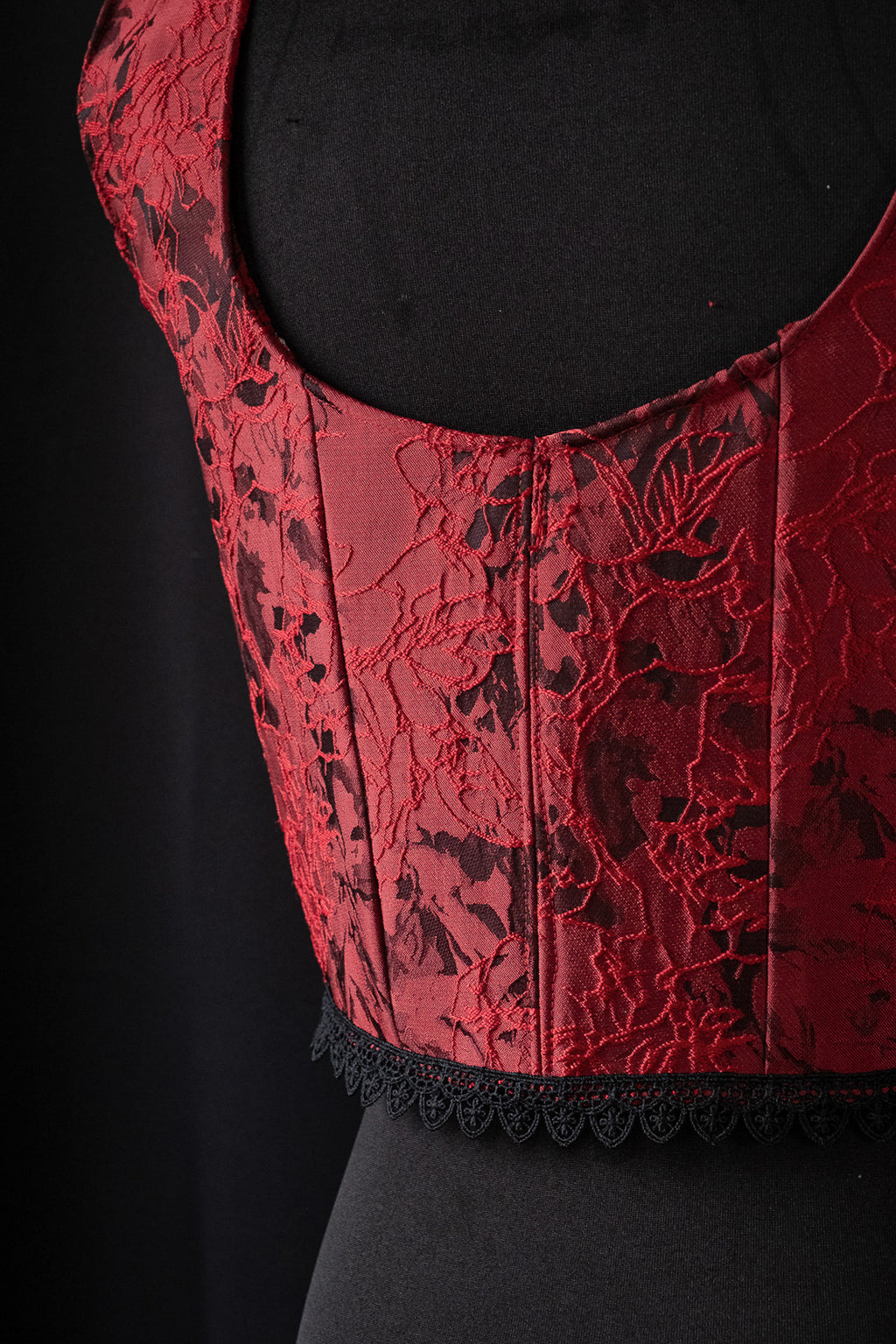 Corset "Red blood 2" - M / L