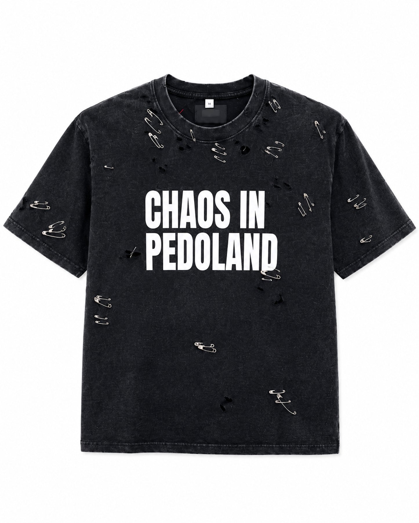 T-shirt ‘Chaos in pedoland’