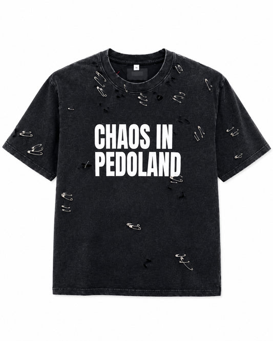 T-shirt ‘Chaos in pedoland’