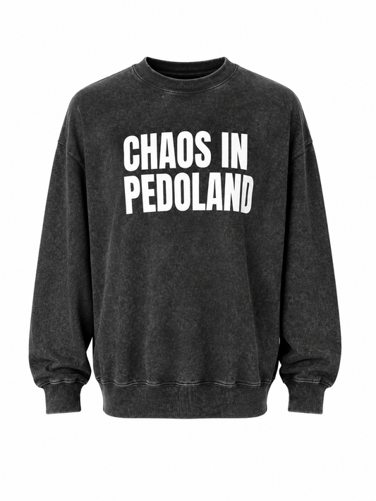Sweat ‘Chaos in pedoland’